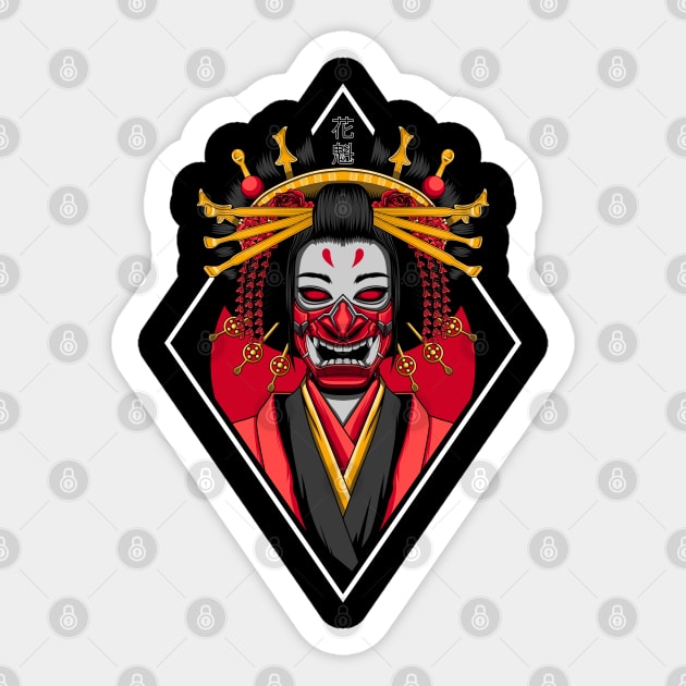 Oiran Sticker by VoidArtWear